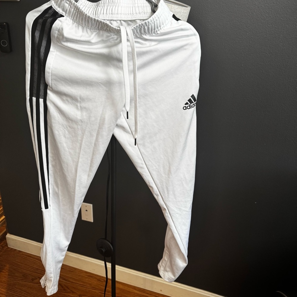 adidas Women's Tiro 21 Track Pants Adidas Kids White and Black Joggers